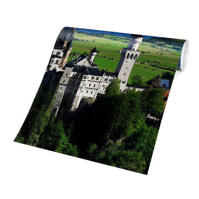 Carte da parati con girasoli Castello di Neuschwanstein