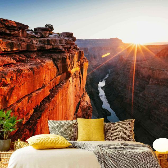 Carte da parati paesaggio Sole nel Grand Canyon