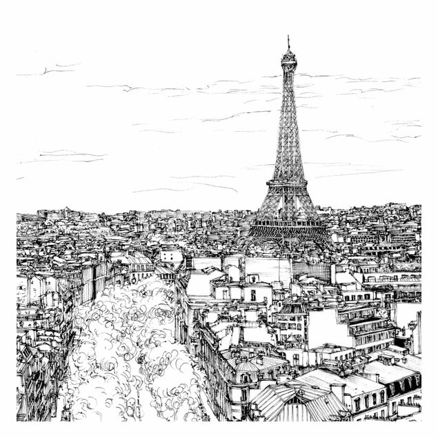 Carte da parati architettura Città studio - Parigi