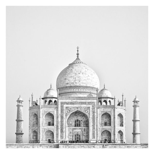 carta da parete Taj Mahal in grigio