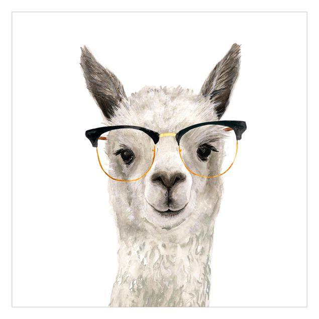 Parato bianco Hip Lama con occhiali I