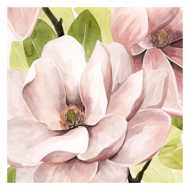 Carta parati rosa Magnolia Blush I