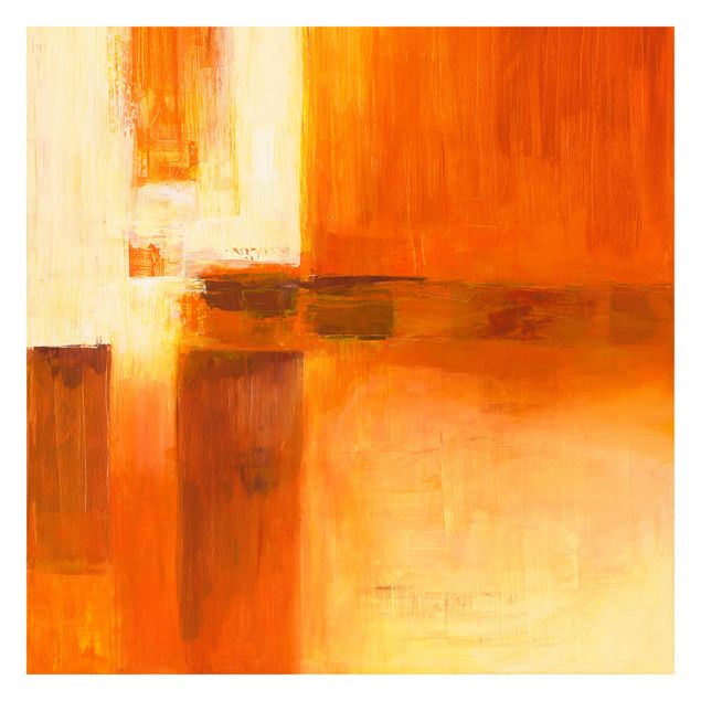 Fotomurali Petra Schüßler - Composizione in arancione e marrone 01
