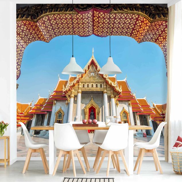 Carte da parati architettura Tempio a Bangkok