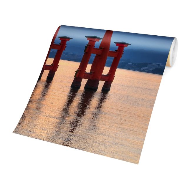 Carte da parati moderne Torii a Itsukushima