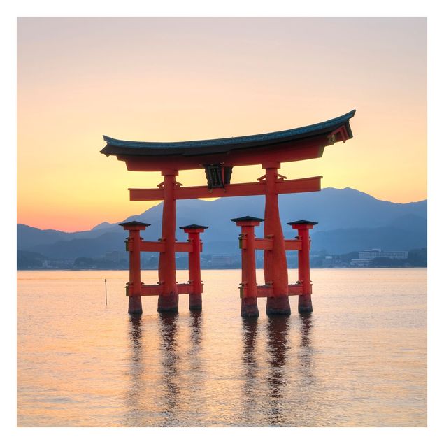 Carte da parati paesaggio Torii a Itsukushima