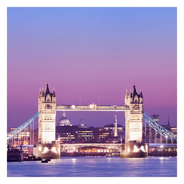 Carta da parati online Il ponte della torre a Londra di notte