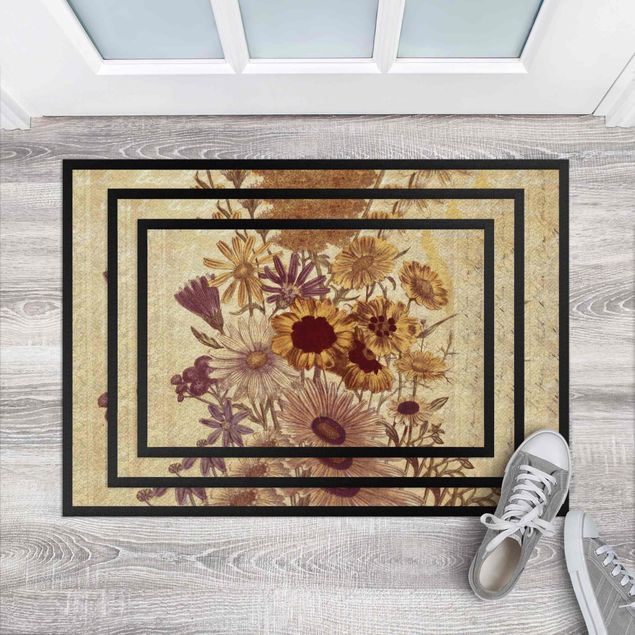 tappeto design moderno Bouquet vintage