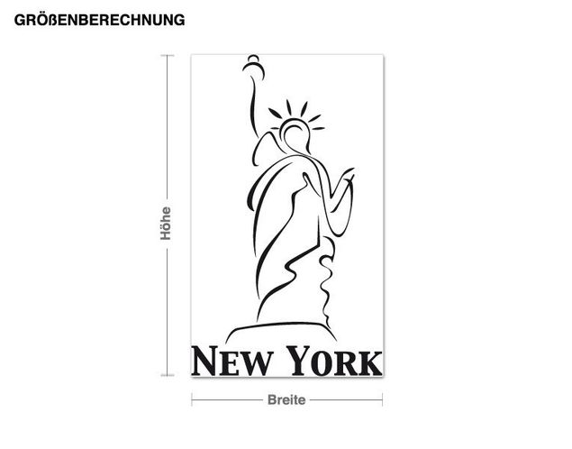 Adesivi murali America Statua della Libertà di New York