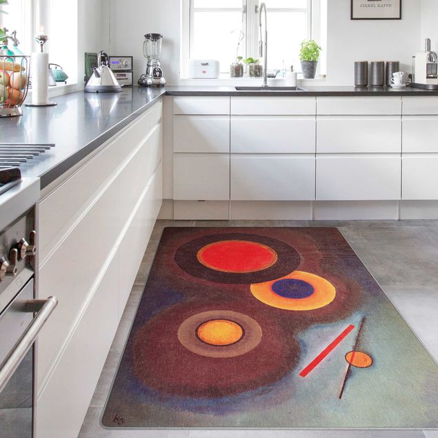 tappeto design moderno Wassily Kandinsky - Cerchi e linee