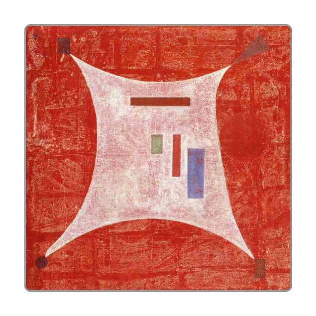 tappeti cucina rossi Wassily Kandinsky - Quattro angoli