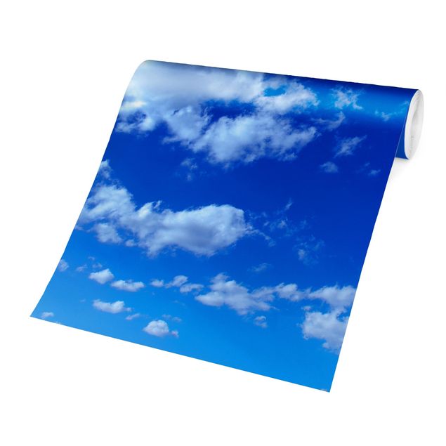 Carte da parati blu Cielo nuvoloso
