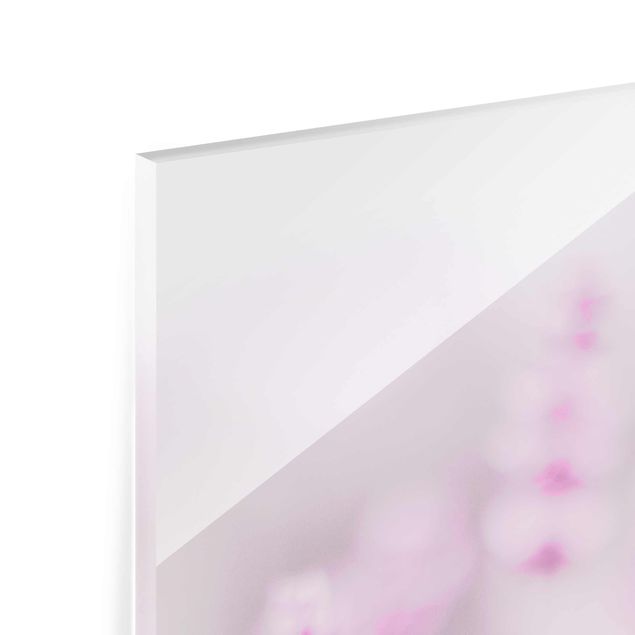 Glas Magnetboard Lavanda viola pallido