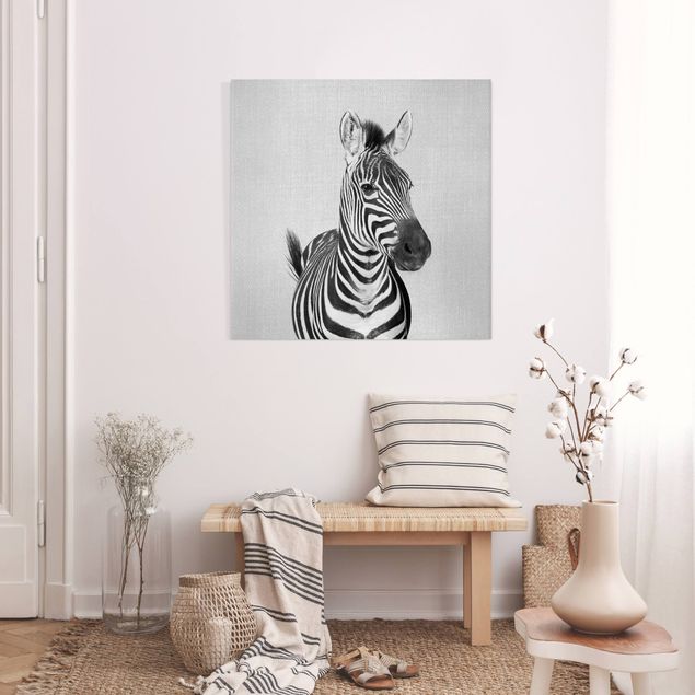 Quadri con zebre Zebra Zilla Bianco e Nero
