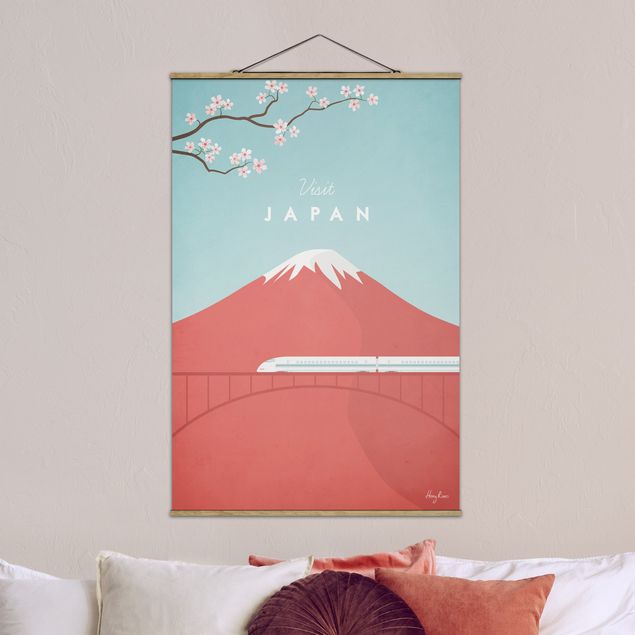 Quadri con paesaggio Poster di viaggio - Giappone