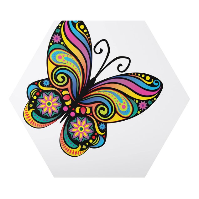 Stampe No.BP22 Farfalla Mandala
