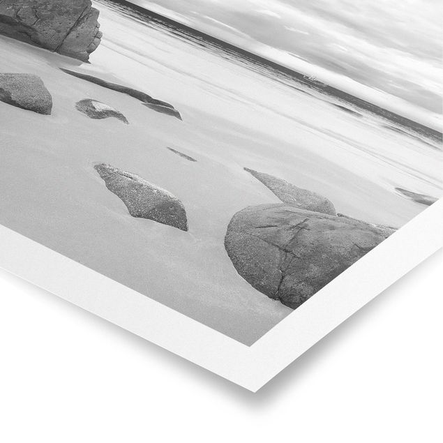 Poster con spiaggia Costa rocciosa