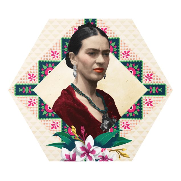 Quadri Frida Kahlo Frida Kahlo - Fiori e geometria