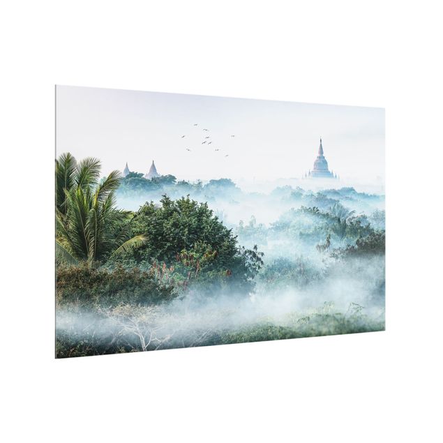 Decorazioni cucina Nebbia mattutina sulla giungla di Bagan