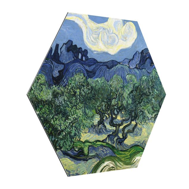 Stampe quadri famosi Vincent Van Gogh - Alberi di ulivo