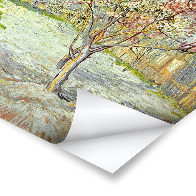 Quadro alberi Vincent van Gogh - Peschi in fiore