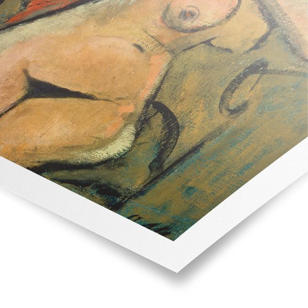 Riproduzione quadri famosi Otto Mueller - Amanti