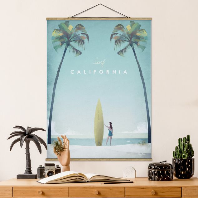 Quadri mare Poster di viaggio - California