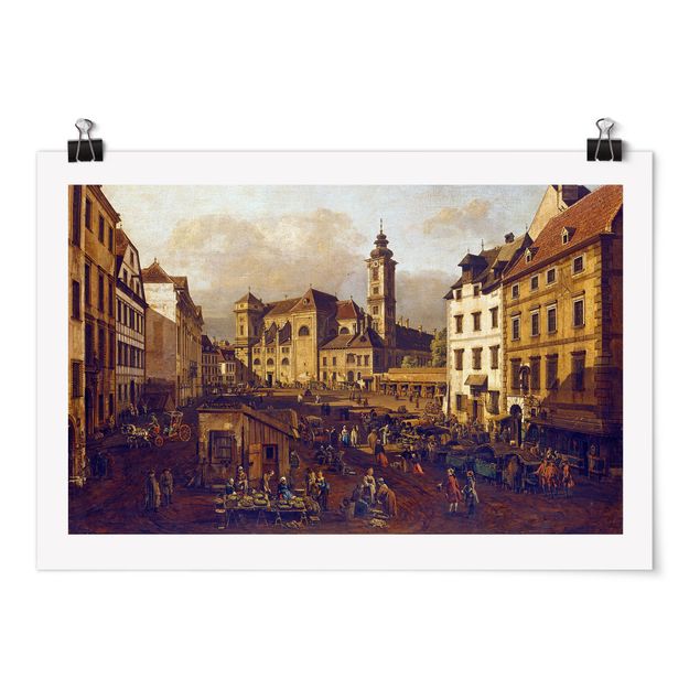 Stampe quadri famosi Bernardo Bellotto - Freyung a Vienna