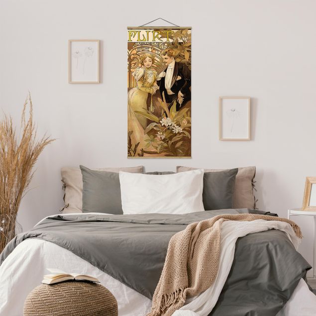 Correnti artistiche Alfons Mucha - Poster pubblicitario per i biscotti Flirt