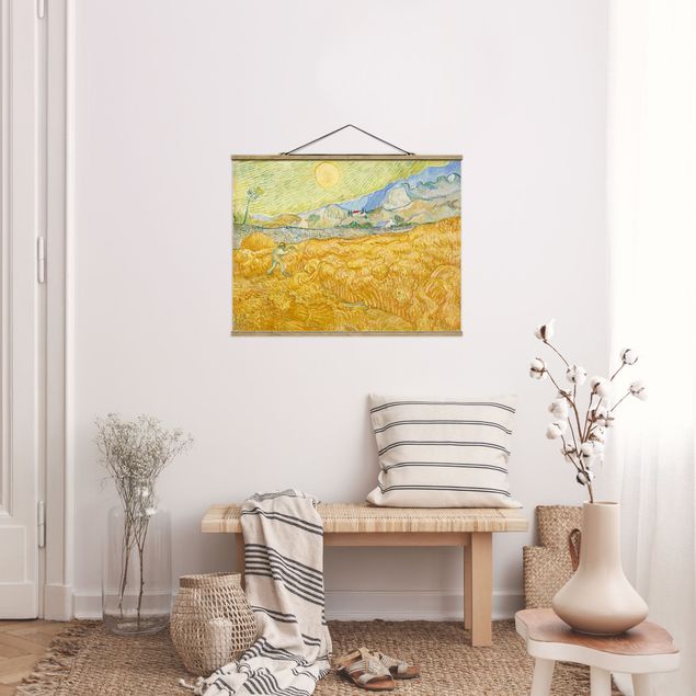 Post impressionismo quadri Vincent Van Gogh - Il raccolto, il campo di grano