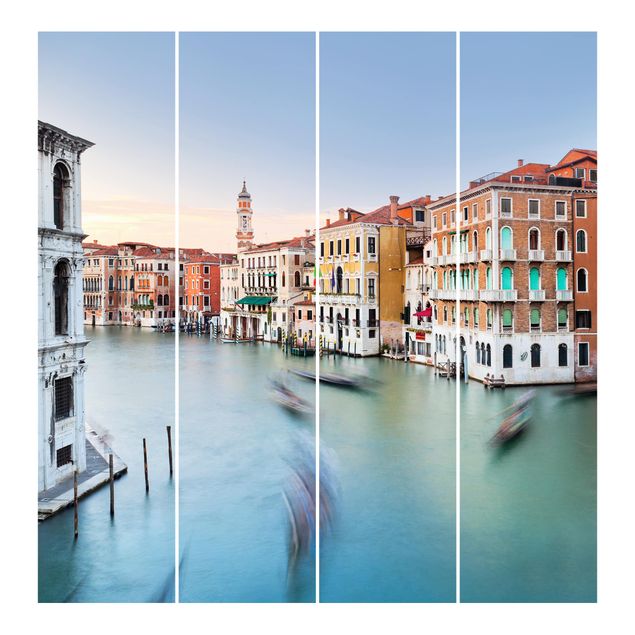 Tessili online Vista sul Canal Grande dal Ponte di Rialto Venezia