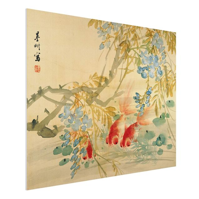 Riproduzioni quadri famosi Ni Tian - Pesce rosso