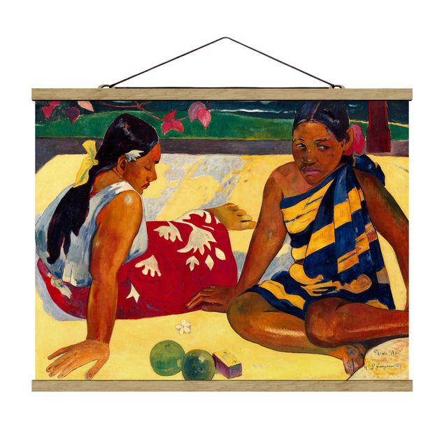 Quadri moderni per arredamento Paul Gauguin - Parau Api (Due donne di Tahiti)