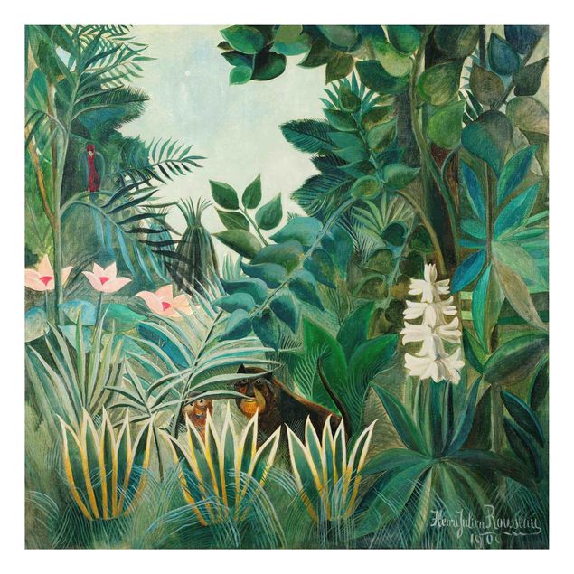 Quadro alberi Henri Rousseau - La giungla equatoriale