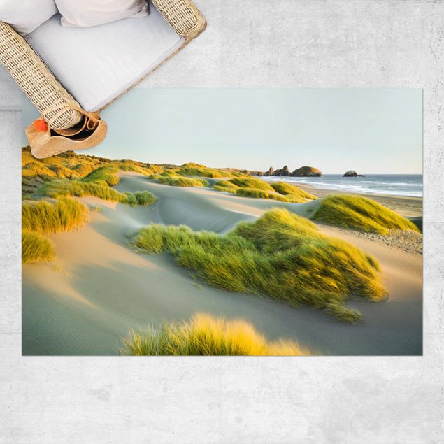 tappeto terrazzo Dune ed erbe sul mare