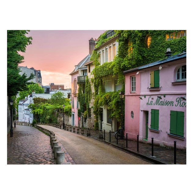 Quadri di Parigi Crepuscolo rosa a Parigi