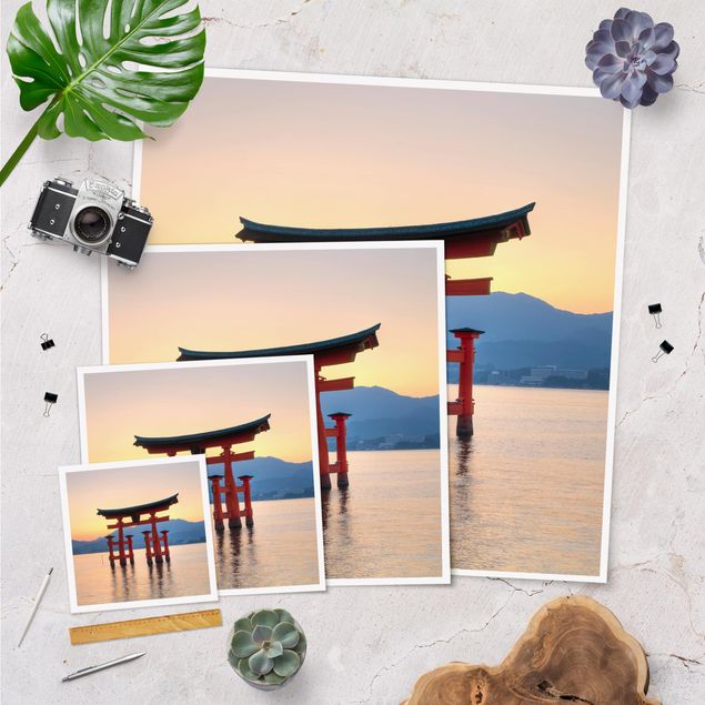 Stampe Torii a Itsukushima