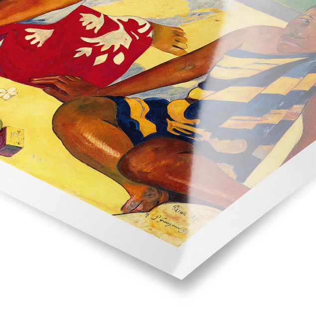 Poster quadri famosi Paul Gauguin - Parau Api (Due donne di Tahiti)