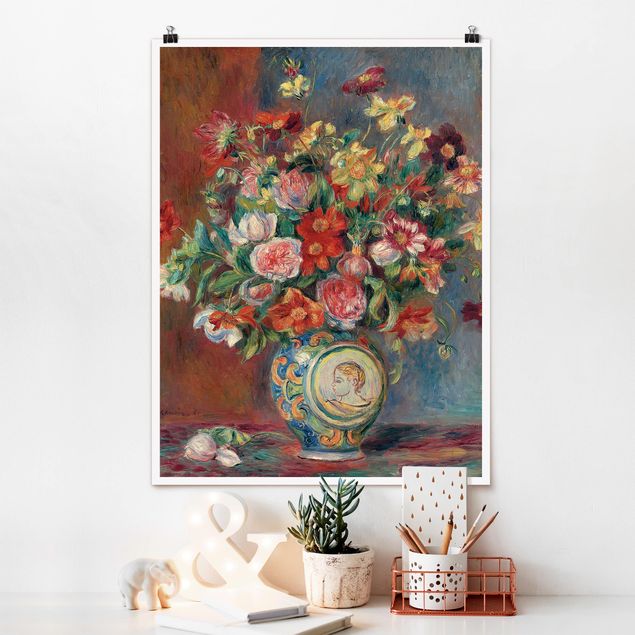 Riproduzioni quadri famosi Auguste Renoir - Vaso di fiori