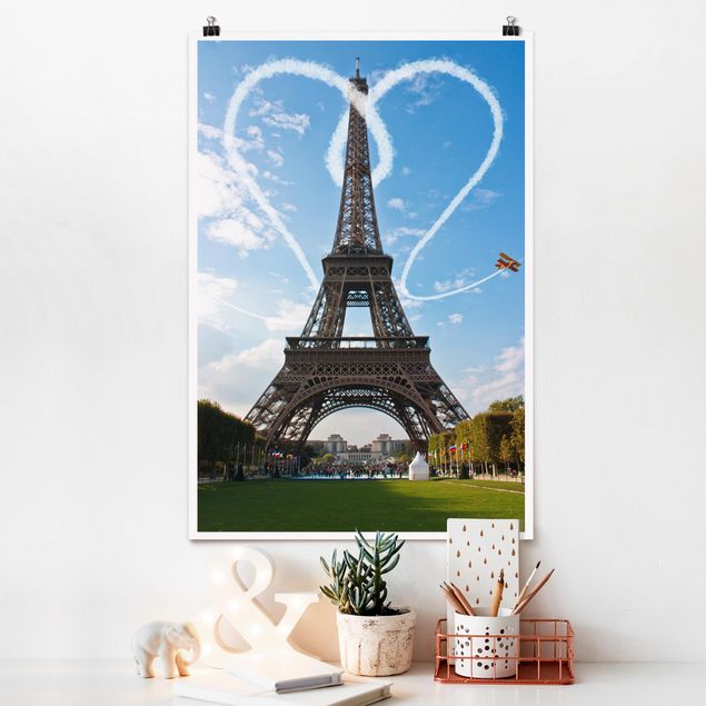 Quadro Parigi Parigi - Città dell'amore