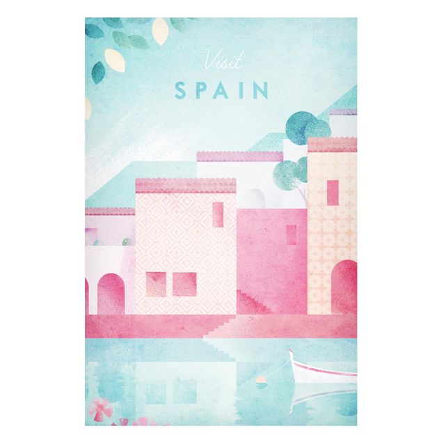 Quadro vintage Poster di viaggio - Spagna