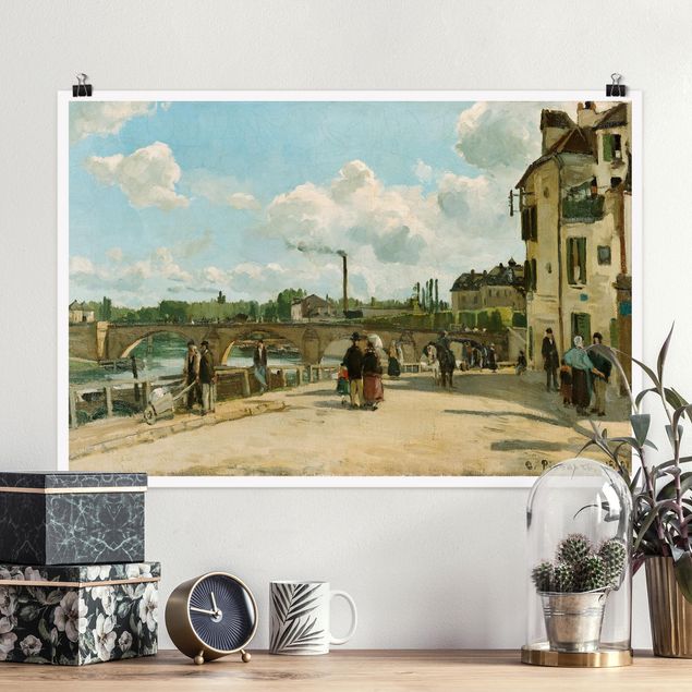 Quadri Impressionismo Camille Pissarro - Veduta di Pontoise