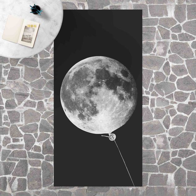 tappeto per terrazzo esterno Palloncino con luna