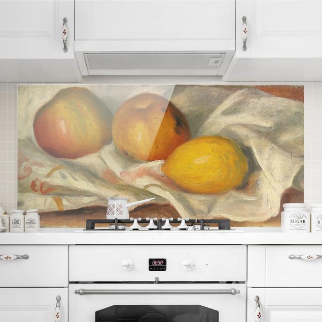 Riproduzioni Auguste Renoir - Due mele e un limone