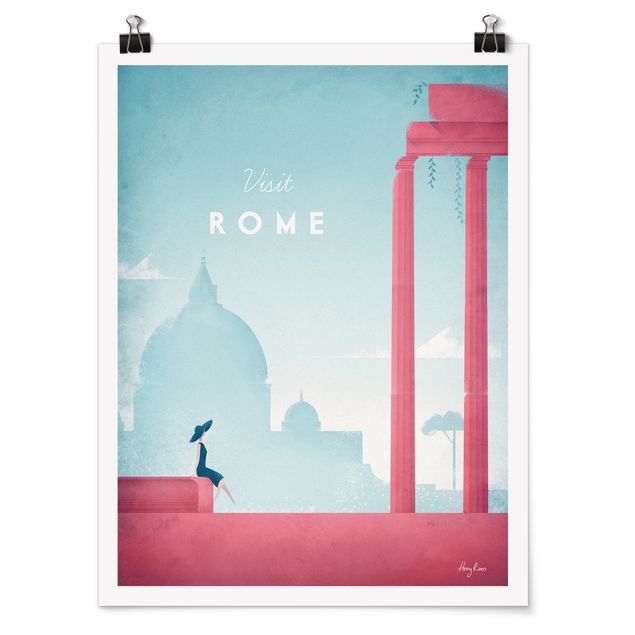 Riproduzioni quadri Poster di viaggio - Roma