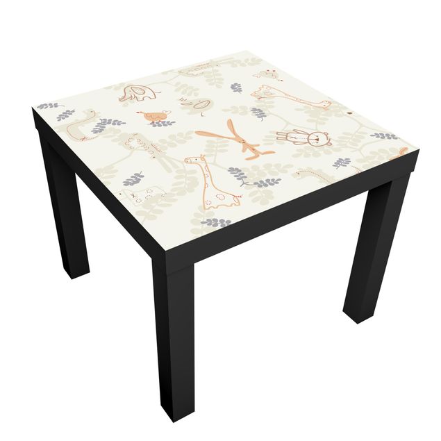 Pellicole adesive per mobili lack tavolino IKEA Peluche pastello