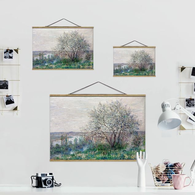 Quadri moderni   Claude Monet - Primavera a Vétheuil