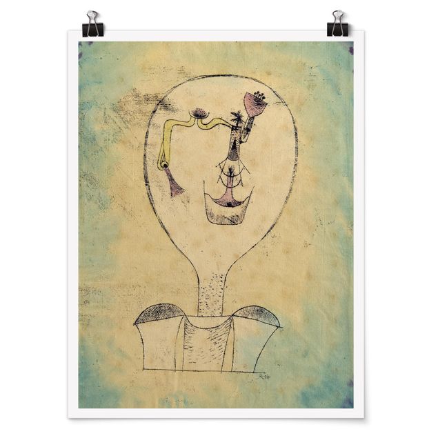 Quadro astratto Paul Klee - Il germoglio del sorriso