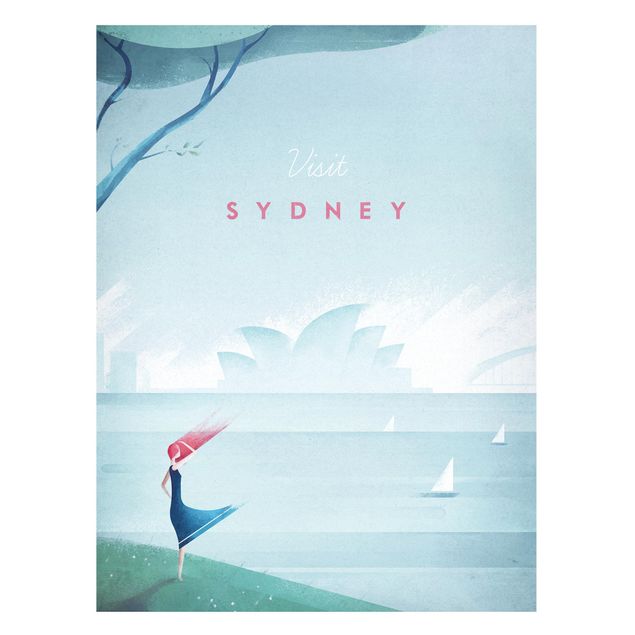 Lavagne magnetiche con spiaggia Poster di viaggio - Sidney