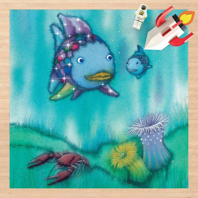 tappeti da esterno Il pesce arcobaleno - Due amici pesci in giro per il mondo